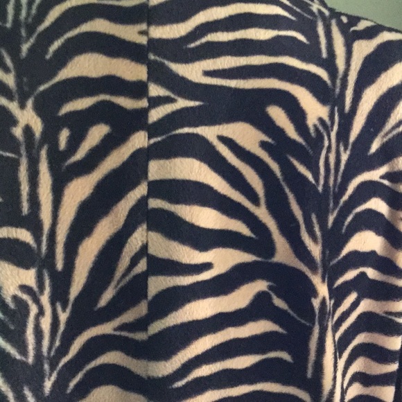 Zebra Print Coat by Only Small - Picture 3 of 5